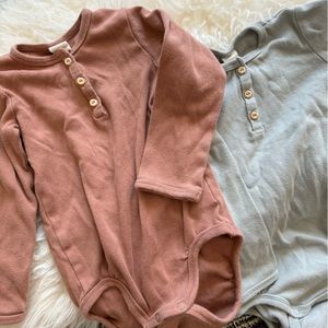 H&M Henley Onesies Set